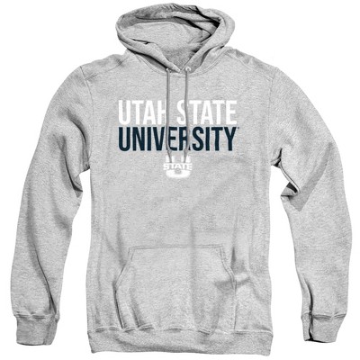 Utah State University Official Stacked Adult Pull-Over Hoodie