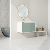 Wall-Mounted Bathroom Vanity with Ceramic Sink, Bathroom Vanity with Soft Close Door - 2 of 4
