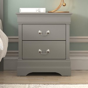 Galano Ireton 2-Drawer Nightstand Effortless Assembly & Stylish Storage Solution- 21.5''W x 15.8''D x 24.0''H - 1 of 4