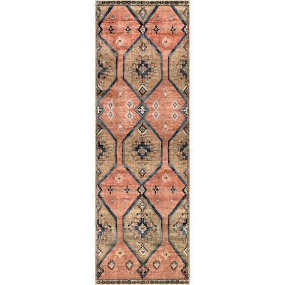 nuLOOM Judy SpinClean Machine Washable Stain-Resistant Area Rug
