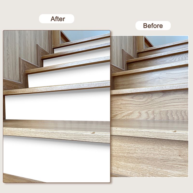 Unique Bargains Home Floor Decoration Self-Adhesive Stair Decals White 6 Pcs, 3 of 5