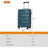 20 Inch Luggage with Spinner Wheels,Hard Shell Luggage W/TSA Lock,Resistant Lightweight Suitcase,Expandable Travel Luggage Bag for Women Men - 4 of 4