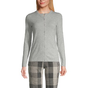 Lands' End Women's Cashmere Cardigan Sweater - 1 of 4