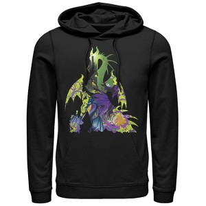 Men's Sleeping Beauty Maleficent Dragon Pull Over Hoodie - 1 of 3
