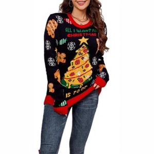 Ugly Christmas Sweater for Women Christmas Tree Funny Christmas Party Sweater Women - 1 of 4