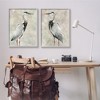 Stupell Industries Abstract Watercolor Great Heron Birds Black Framed Giclee Art - 2 of 4