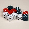 Learning Advantage® Dot Dice - Red/Green/White - 12 Per Pack - 6 Packs - 3 of 4