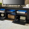 NicBex Modern TV Stand Contemporary High Glossy Front TV Console with LED Lights for Living Room, Bedroom - 3 of 4