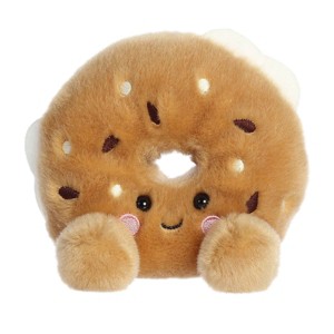 Aurora Mini Tony Everything Bagel Palm Pals Adorable Stuffed Animal Brown 4.5" - 1 of 4