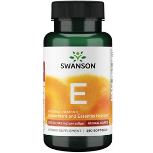 Swanson Vitamin E - Natural 200 Iu (134.2 mg) 250 Sgels. - 1 of 2