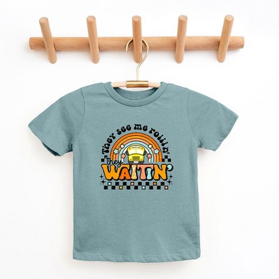 The Juniper Shop They See Me Rollin' Rainbow Youth Short Sleeve Tee