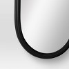 Pill Shaped Over The Door Mirror Black - Room Essentials™ - 3 of 3