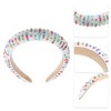 Unique Bargains Women's Luxury Sparkly Rhinestone Wide Headbands 2Pcs - 3 of 4