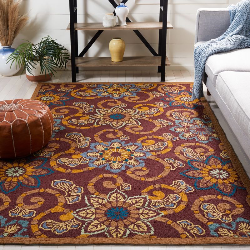 Four Seasons FRS513 Hand Hooked Area Rug  - Safavieh, 2 of 8