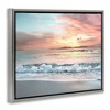 Stupell Industries Morning Sunrise Beach Landscape Floating Frame Canvas Art, Gray, 31" x 25" - 2 of 4