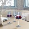 16.91oz 4pk Stemmed Wine Glass Set Blue - Threshold™: Luxury Glassware, Hand Wash, Cold Beverages, 9.29" Height - 2 of 4