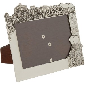 Royal Selangor Hand Finished Bunnies Day Out Collection Pewter Fairground Photo Frame (4R) Gift - 1 of 4