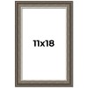 PosterPalooza | Weathered Black Picture Frame - UV Acrylic, Foam Board Backing, Hanging Hardware - 2 of 4