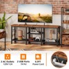 Itopfox TV Stand with Power Outlets, Entertainment Center with Open Storage Shelves for TVs, Media Console Table with Soundbar Shelf for Living Room - 3 of 4