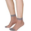 Allegra K Women's Socks Elastic Sheer Polka Dots Ankle Socks Lightweight 10 Pairs - 2 of 4