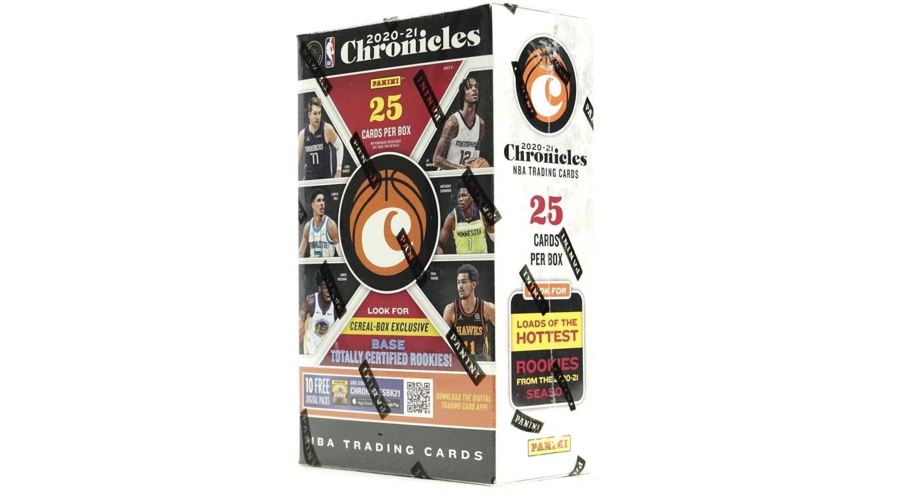 2020-21 Panini Chronicles Basketball Cereal Box (Totally Certified Rookies!)