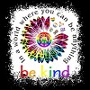 Adult Design By Humans You Can Be Anything, Be Kind Flower Pride By Avocato Tank Top - 2 of 2