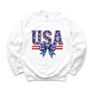 Simply Sage Market USA Star Coquette Sweatshirt - 1 of 4