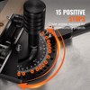 VEVOR Precision Miter Gauge, Standard Slot 3/4'' x 3/8'', Aluminum Alloy Table Saw Miter Gauge with 24 in Grating 15 Angle Stops, Black - 4 of 4