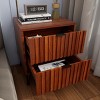 Accent Cabinet Modern with 2 Drawers Storage for Bedroom 17.7"W - 3irtyhousy - 3 of 4