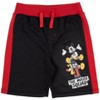 Disney Mickey Mouse Pixar Cars Lion King Pixar Toy Story Simba Pumbaa Timon Woody Fleece 2 Pack Shorts Toddler to Little Kid - 3 of 4