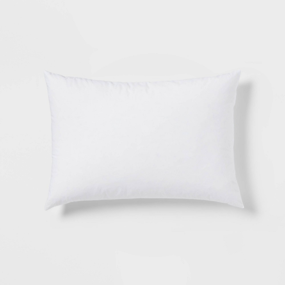 14"x20" Feather Filled Lumbar Throw Pillow Insert White - Threshold™