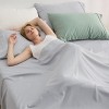 3-4 Pcs Cooling Sheet Set Bamboo Rayon Blend, Breathable & Silky, Deep Pockets for Hot Sleepers - 3 of 4