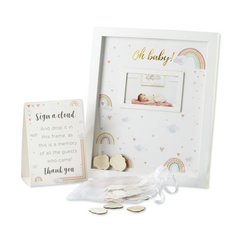 Baby shower guest store book target