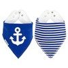 Bazzle Baby Banda Bib Set Anchor & Sailor - 2pk - 2 of 4