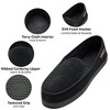 Alpine Swiss Steve Mens Wide Moccasin Slippers Memory Foam Slip On Indoor House Shoes - 4 of 4