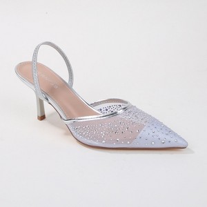 Berness Women's Cara Rhinestone Slingback Heels - 1 of 4