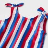 Baby Girls' Striped One Piece Swimsuit - Cat & Jack™ Red/White/Blue - 3 of 4