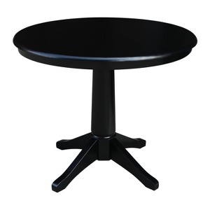 International Concepts 36" Round Top Pedestal Table - 28.9"H - 1 of 4