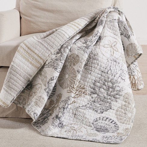 Cotton quilted throw hot sale