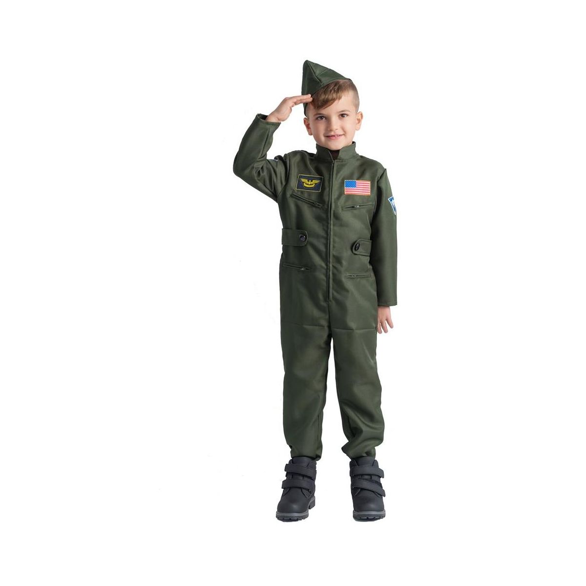 Dress Up America Fighter Pilot Costume for Kids