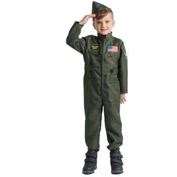Dress Up America Fighter Pilot Costume for Kids