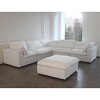 Large size modular cloud sofa 8 seater down sofa bed apartment living room sofa (8seater) - 4 of 4