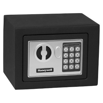 Honeywell Steel Security Safe .17 cu ft - Black