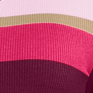 rich burgundy placed stripe