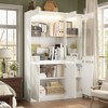 Famapy Modular Kitchen Pantry Cabinet with Light & Glass Doors - 3 of 4