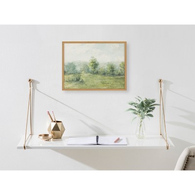 George Inness Landscape Print with Gold Frame, 16x12