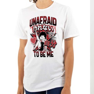 Kanji Betty Boop Unafraid To Be Me Womens Graphic T Shirt Tees Brisco Brands - 1 of 3