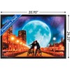 Trends International PD Moreno - Fine Art - Love by the Moon Framed Wall Poster Prints - 3 of 4