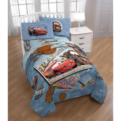 Full size lightning mcqueen bed clearance set