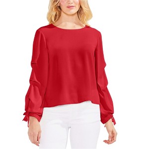 Vince Camuto Womens Tiered Sleeve Pullover Blouse - 1 of 1
